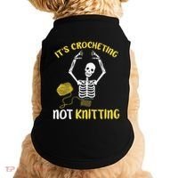 Crocheting Not Knitting Crocheter Crochet Doggie Tank thumb 0
