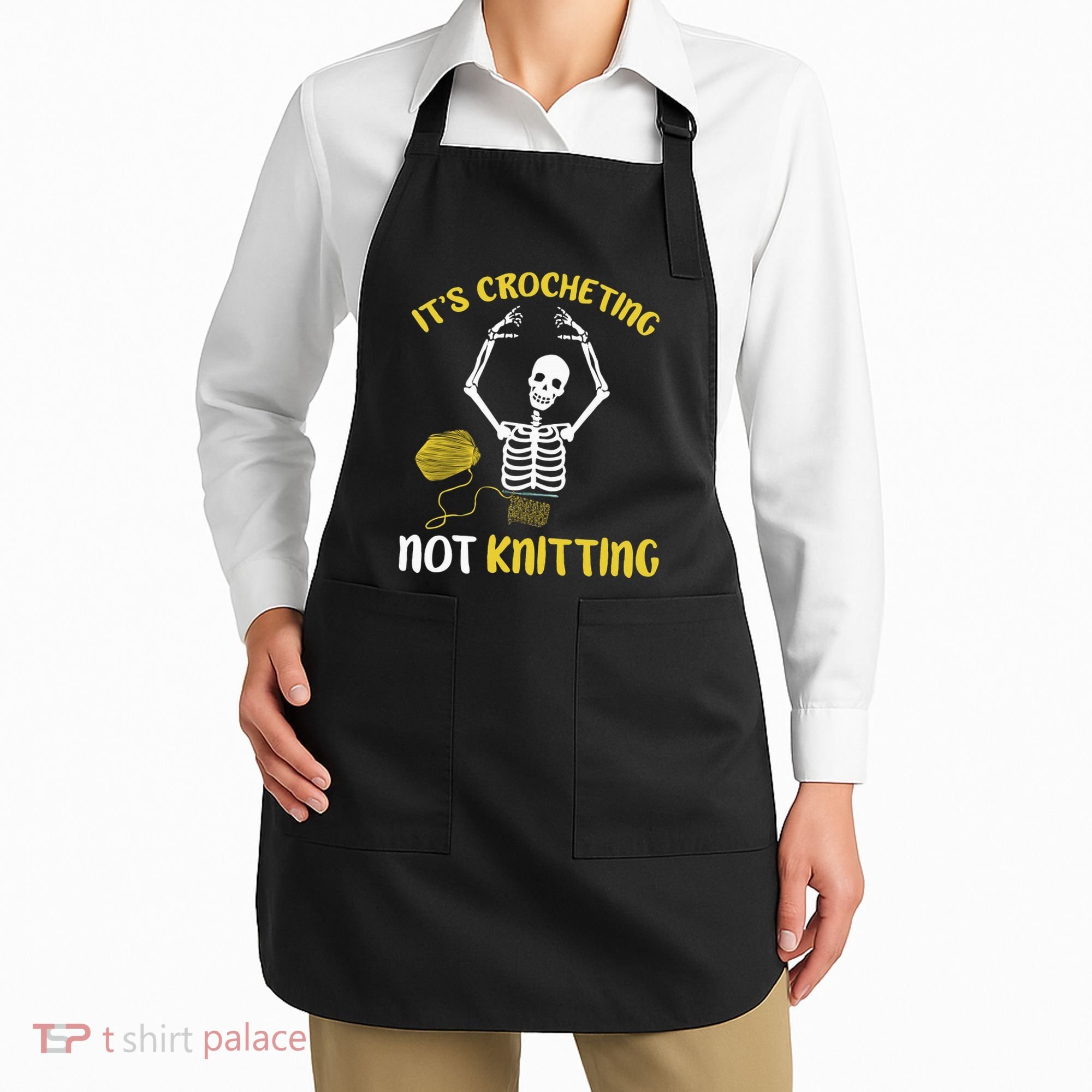 Crocheting Not Knitting Crocheter Crochet Apron