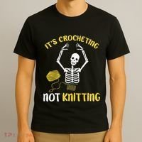 Crocheting Not Knitting Crocheter Crochet T-Shirt thumb 3