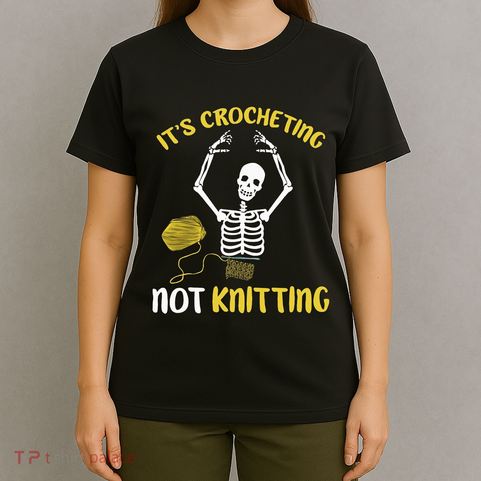 Crocheting Not Knitting Crocheter Crochet T-Shirt