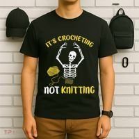 Crocheting Not Knitting Crocheter Crochet T-Shirt thumb 6