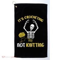 Crocheting Not Knitting Crocheter Crochet Golf Towel thumb 0