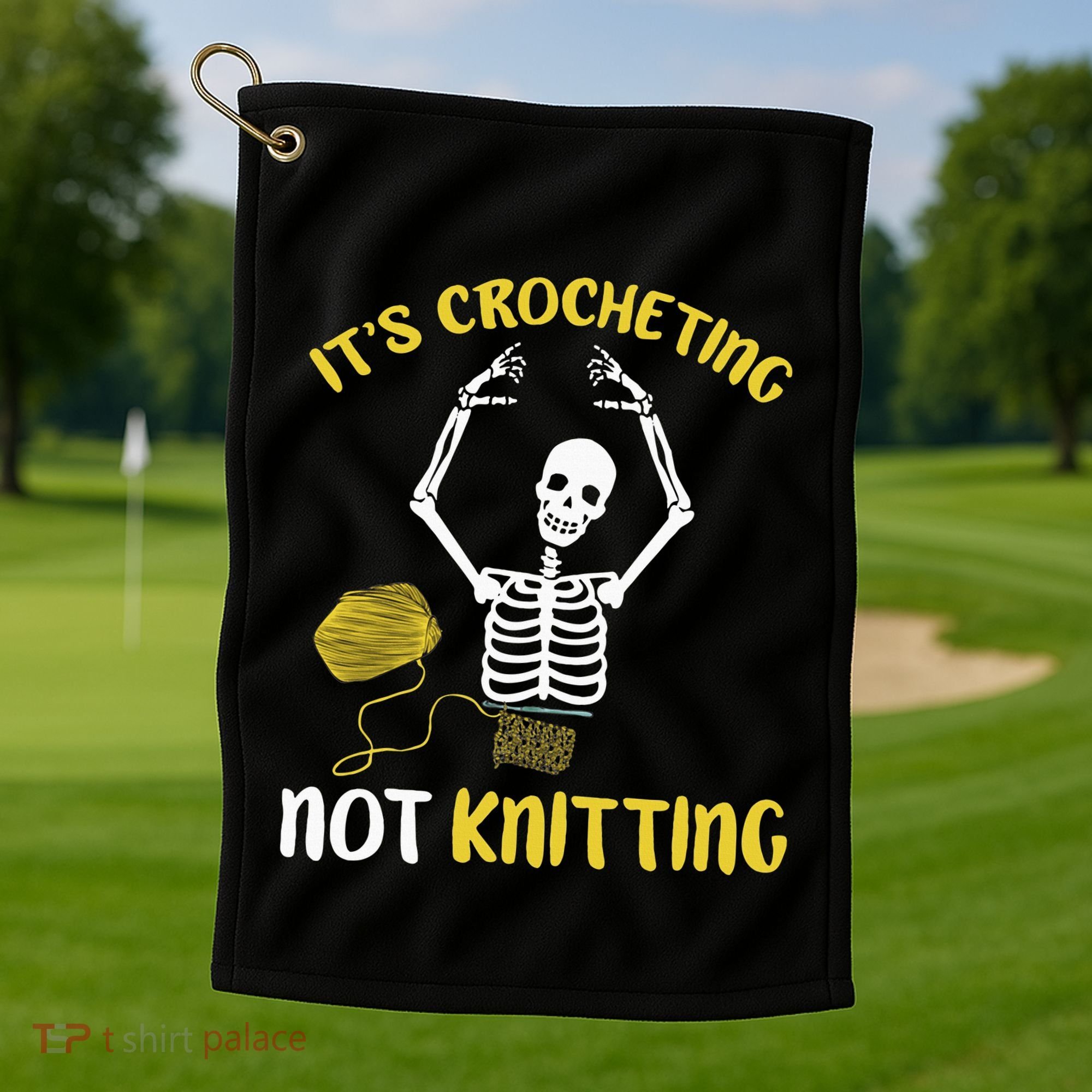 Crocheting Not Knitting Crocheter Crochet Golf Towel