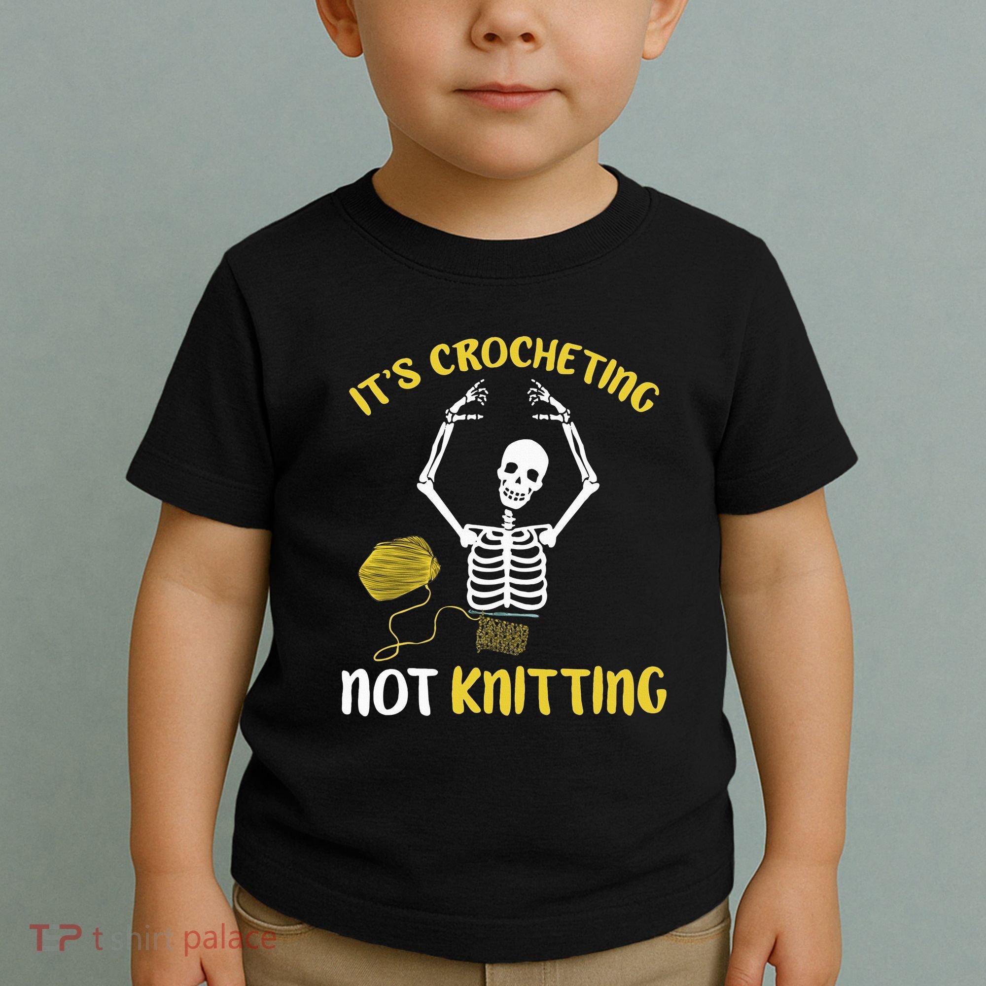 Crocheting Not Knitting Crocheter Crochet Toddler T-Shirt