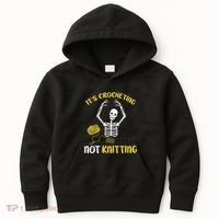 Crocheting Not Knitting Crocheter Crochet Kids Hoodie thumb 0