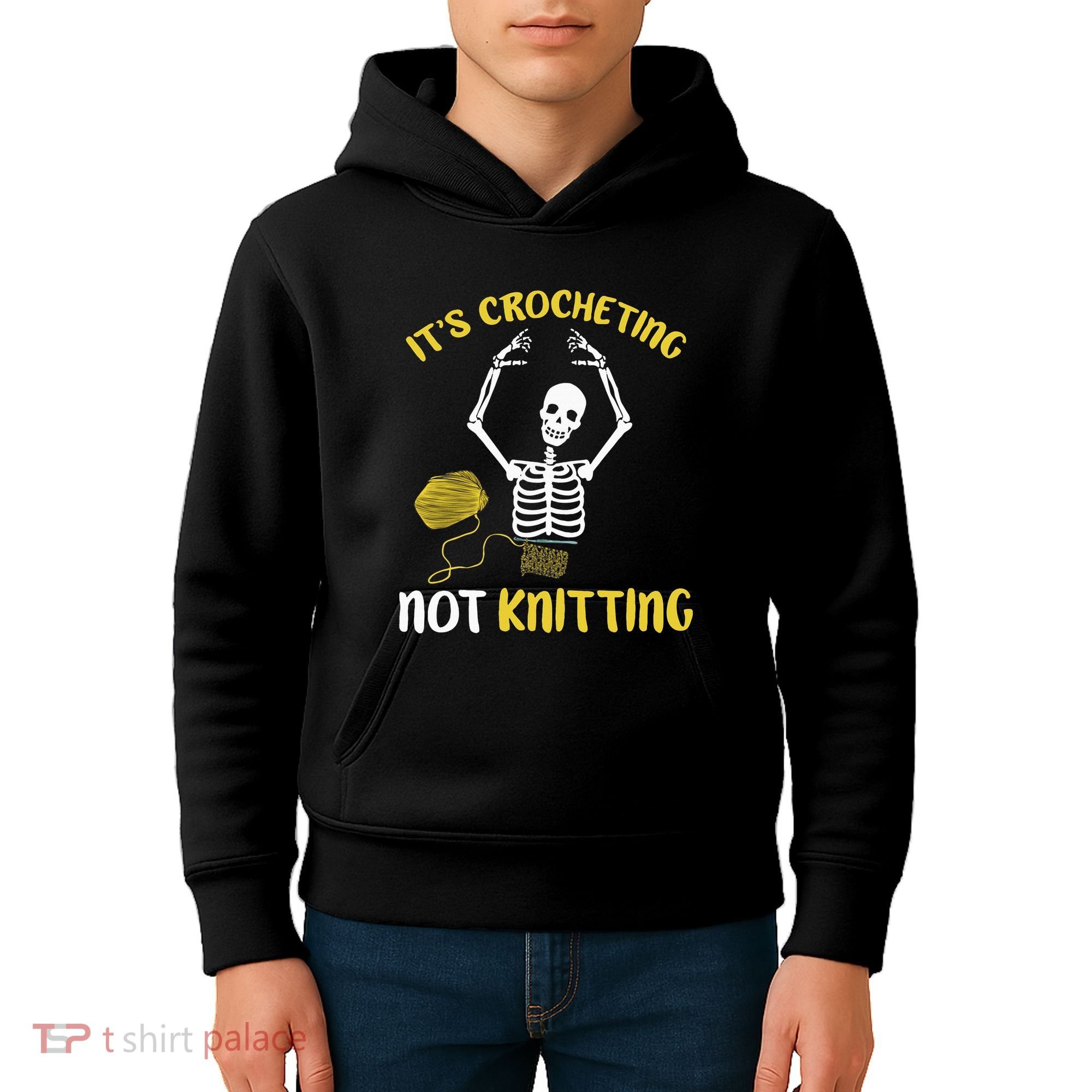 Crocheting Not Knitting Crocheter Crochet Kids Hoodie