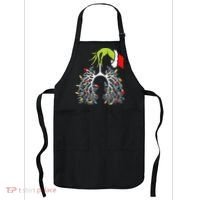 Christmas Nurse Lung Xmas Lights Funny Pulmonologist Xmas Apron thumb 0