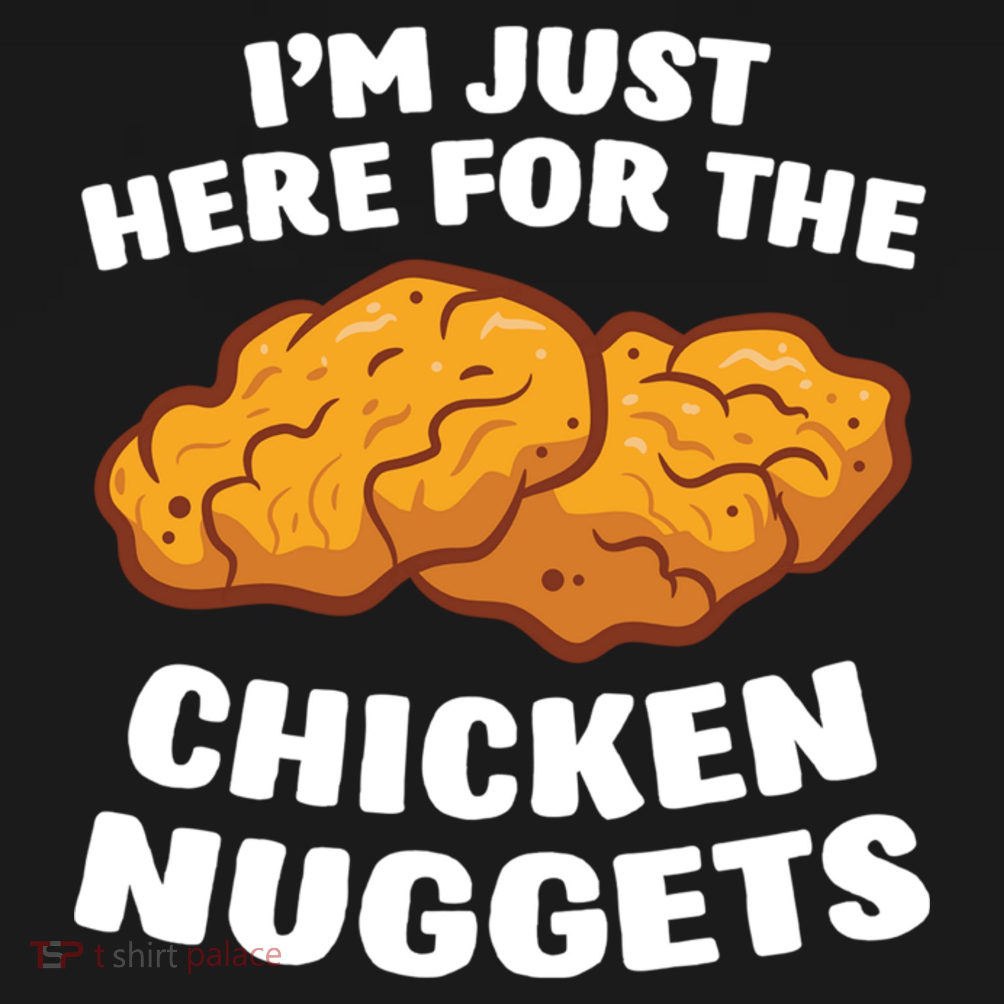Chicken Nuggets Lover Im Just Here For The Chicken Nuggets Ornament