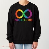 Celebrate Neurodiversity Minds Of All Kinds Gift Women's Sweatshirt thumb 0