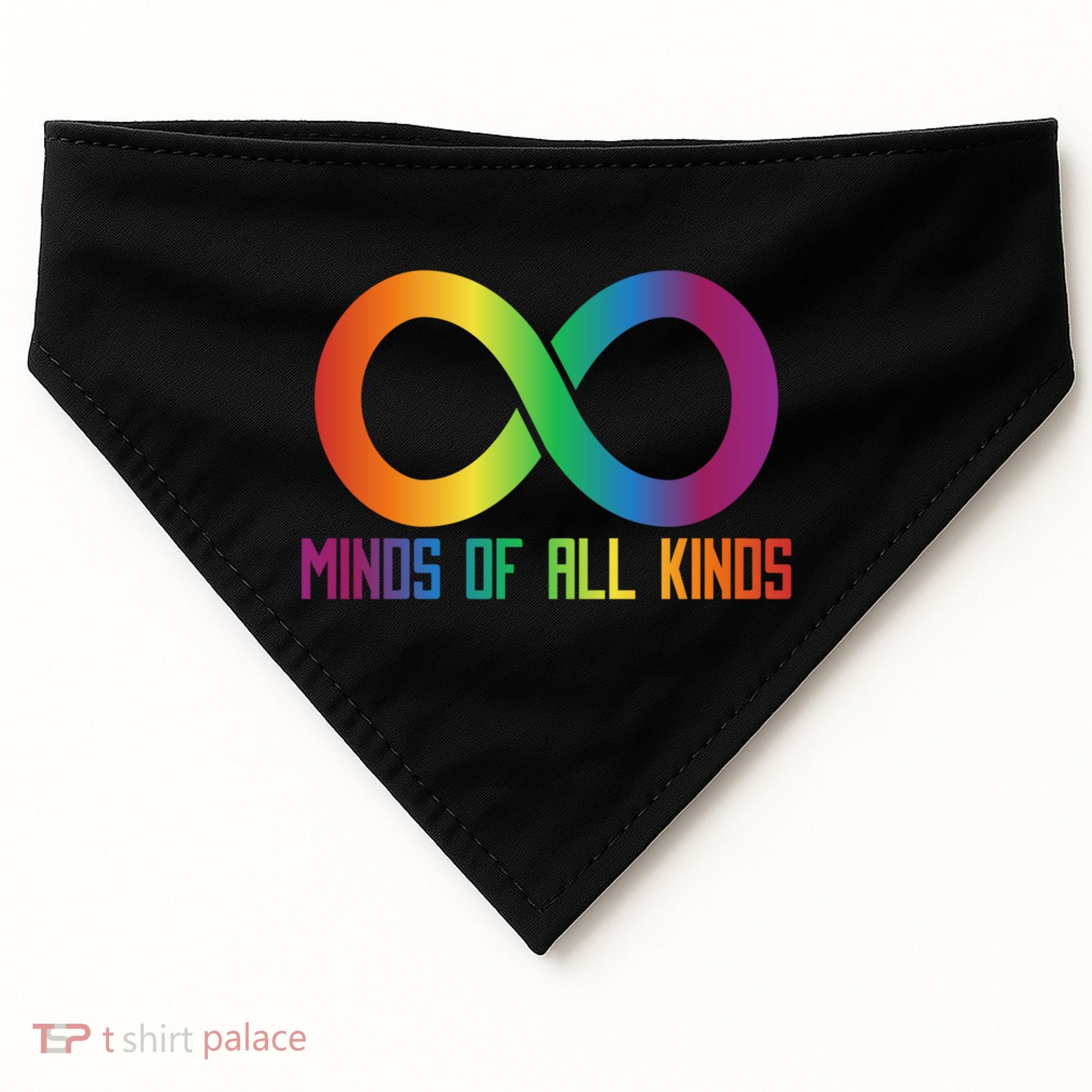 Celebrate Neurodiversity Minds Of All Kinds Gift USA-Made Doggie Bandana