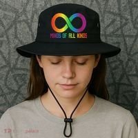 Celebrate Neurodiversity Minds Of All Kinds Gift Bucket Hat thumb 3