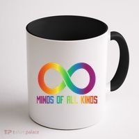 Celebrate Neurodiversity Minds Of All Kinds Gift Coffee Mug thumb 1