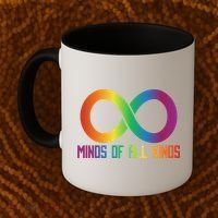 Celebrate Neurodiversity Minds Of All Kinds Gift Coffee Mug thumb 2