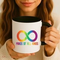 Celebrate Neurodiversity Minds Of All Kinds Gift Coffee Mug thumb 3