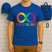 Celebrate Neurodiversity Minds Of All Kinds Gift T-Shirt thumb 6