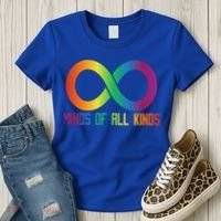 Celebrate Neurodiversity Minds Of All Kinds Gift Women's T-Shirt thumb 3