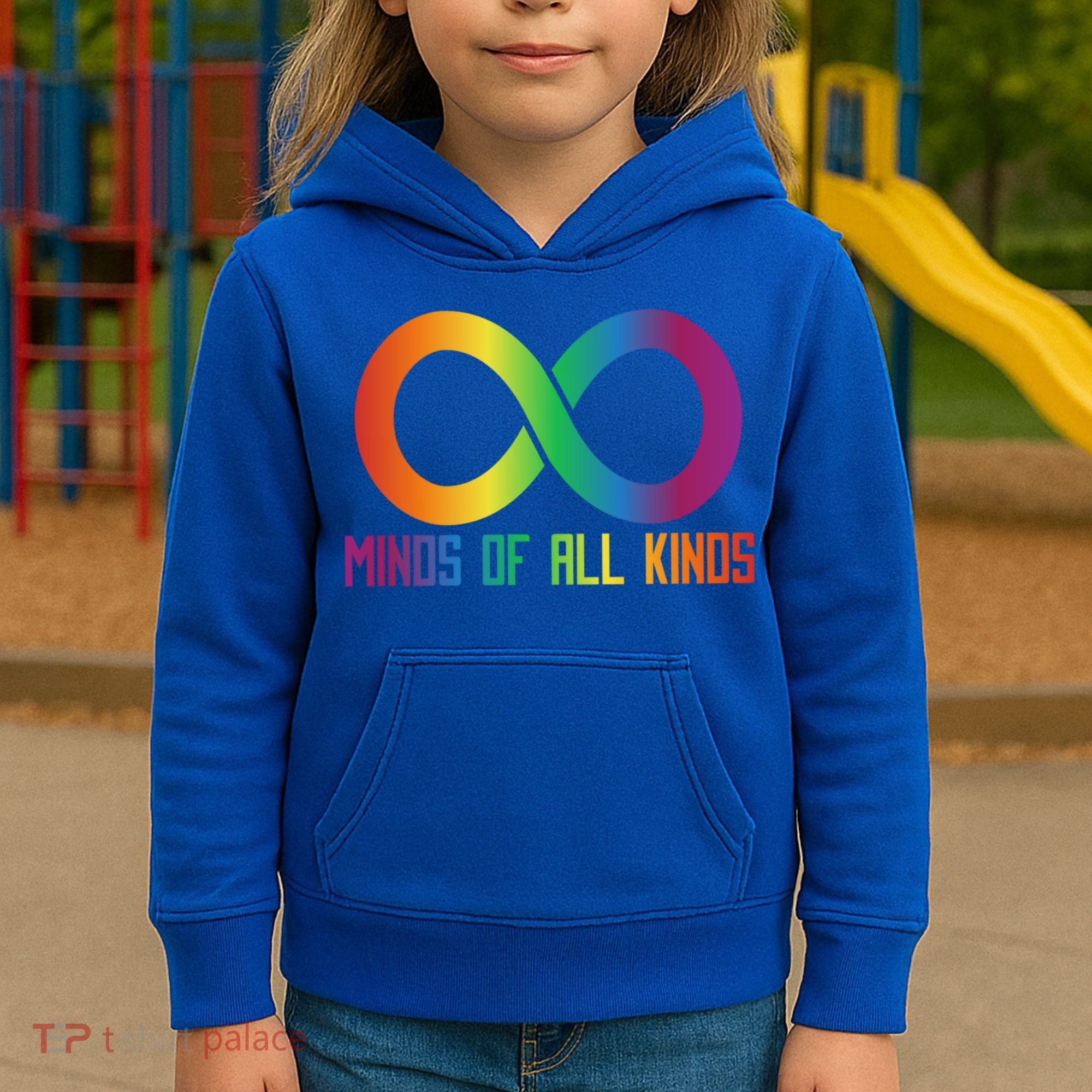 Celebrate Neurodiversity Minds Of All Kinds Gift Kids Hoodie