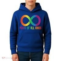 Celebrate Neurodiversity Minds Of All Kinds Gift Kids Hoodie thumb 4
