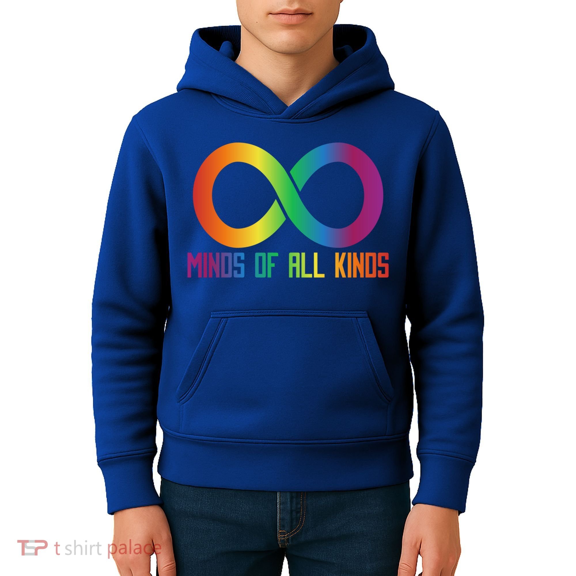 Celebrate Neurodiversity Minds Of All Kinds Gift Kids Hoodie