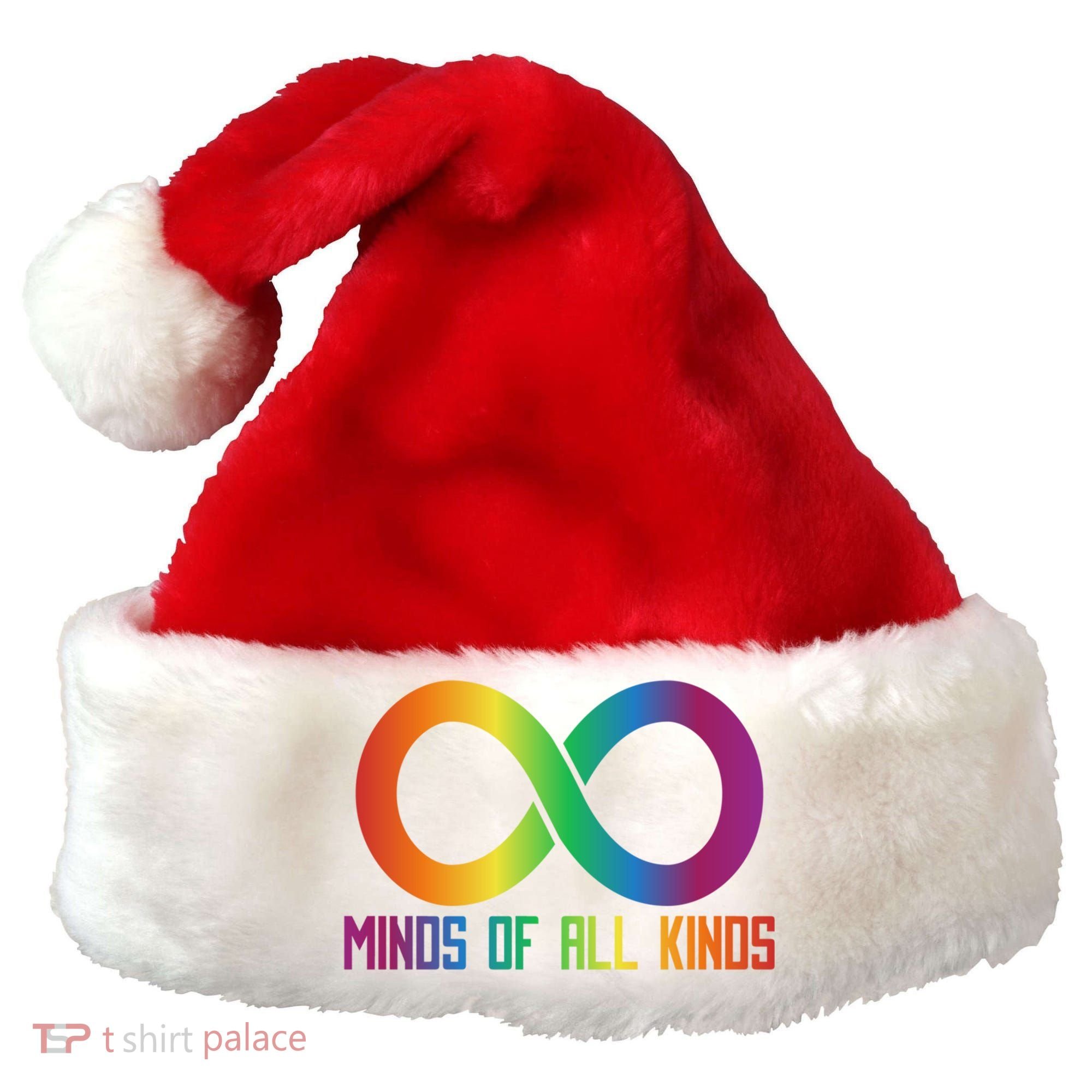 Celebrate Neurodiversity Minds Of All Kinds Gift Santa Hat