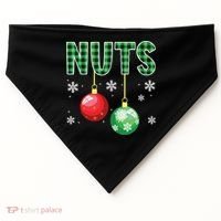 Chest Nuts Matching Chestnuts Funny USA-Made Doggie Bandana thumb 0