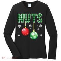Chest Nuts Matching Chestnuts Funny Women's Long Sleeve Shirt thumb 0