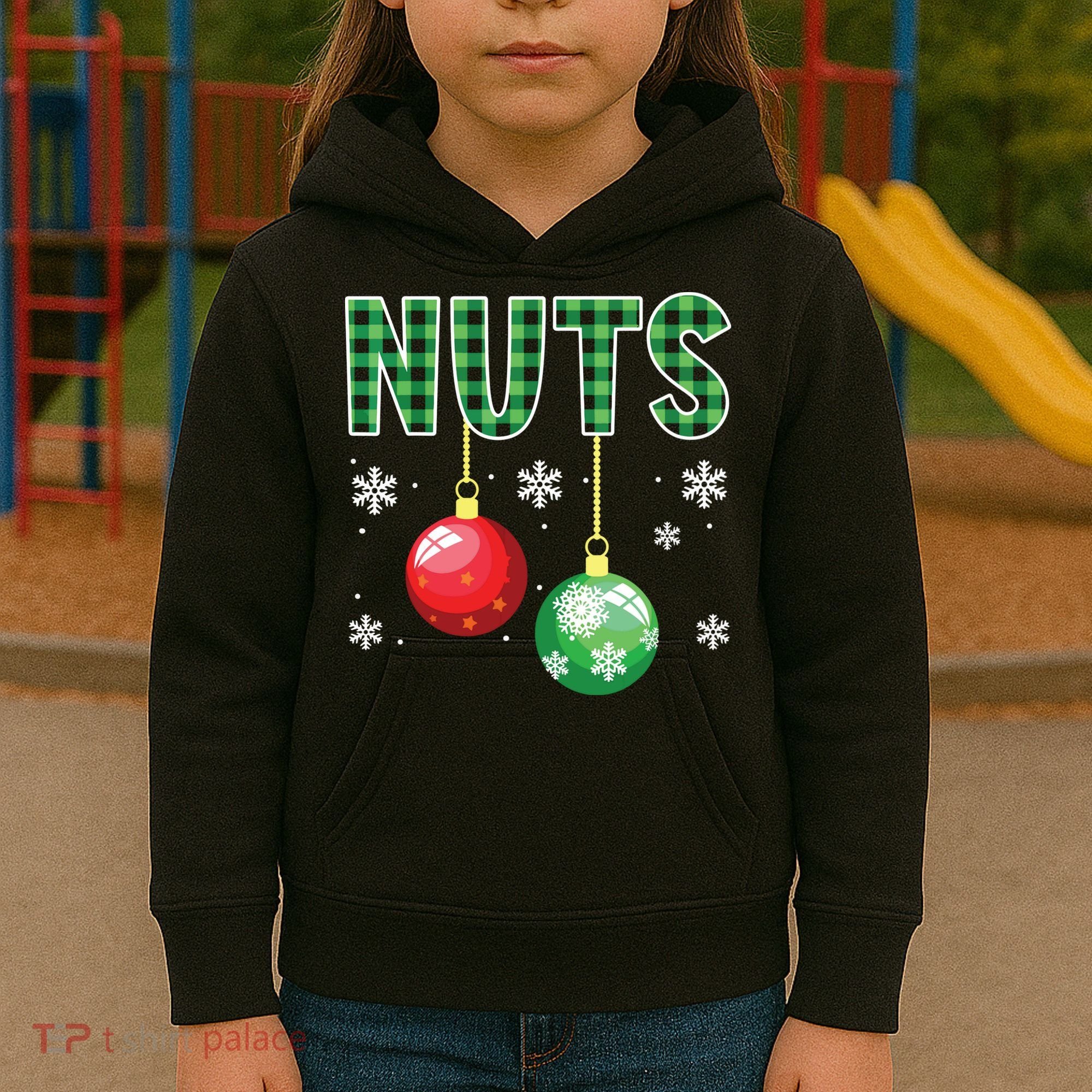 Chest Nuts Matching Chestnuts Funny Kids Hoodie