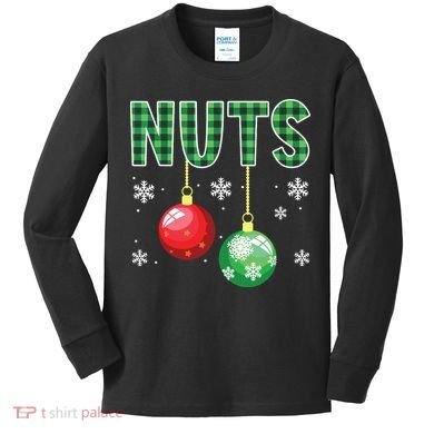 Chest Nuts Matching Chestnuts Funny Kids Long Sleeve Shirt