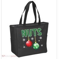 Chest Nuts Matching Chestnuts Funny Tote Bag thumb 2