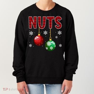 Chest Nuts Matching Chestnuts Funny Christmas Couples Xmas Women's Sweatshirt