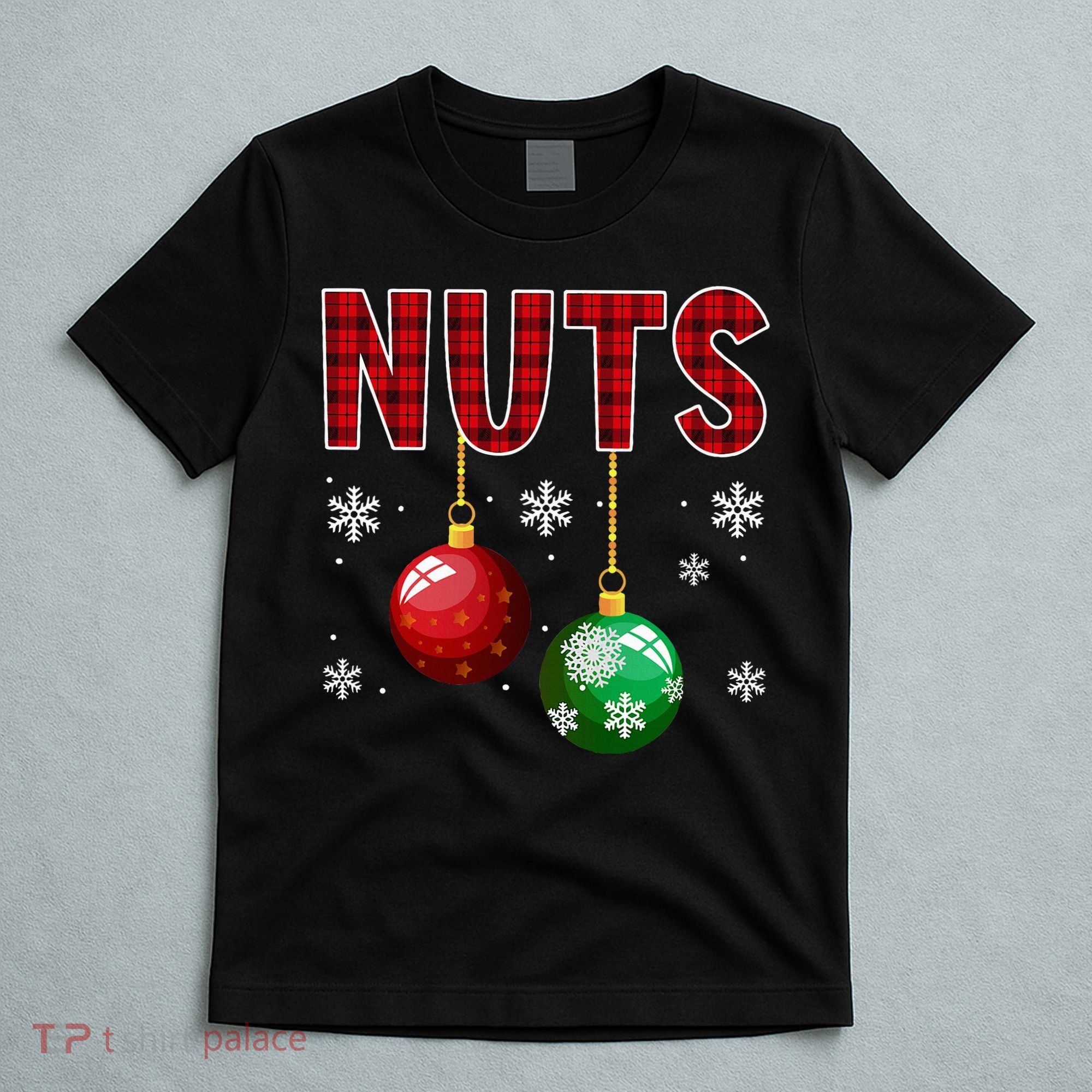 Chest Nuts Matching Chestnuts Funny Christmas Couples Xmas T-Shirt