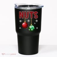 Chest Nuts Matching Chestnuts Funny Christmas Couples Xmas Tumbler thumb 0