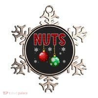 Chest Nuts Matching Chestnuts Funny Christmas Couples Xmas Ornament thumb 0