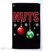 Chest Nuts Matching Chestnuts Funny Christmas Couples Xmas Golf Towel thumb 0