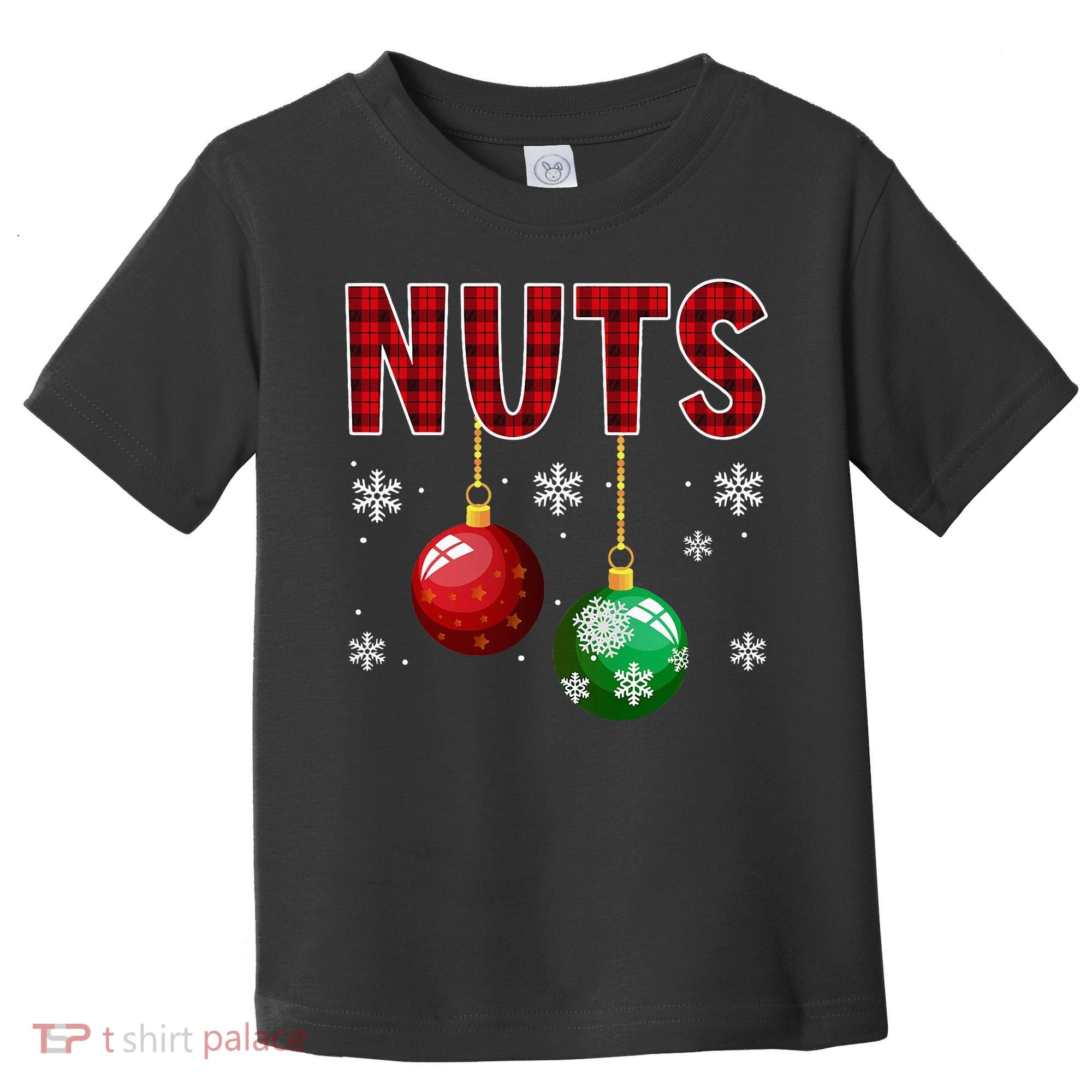 Chest Nuts Matching Chestnuts Funny Christmas Couples Xmas Toddler T-Shirt