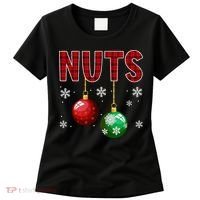 Chest Nuts Matching Chestnuts Funny Christmas Couples Xmas Women's T-Shirt thumb 0