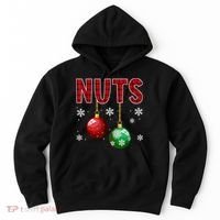 Chest Nuts Matching Chestnuts Funny Christmas Couples Nuts Hoodie thumb 0