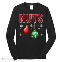 Chest Nuts Matching Chestnuts Funny Christmas Couples Nuts Long Sleeve Shirt thumb 0