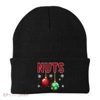 Chest Nuts Matching Chestnuts Funny Christmas Couples Nuts Beanie thumb 0