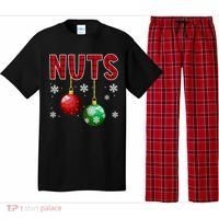 Chest Nuts Matching Chestnuts Funny Christmas Couples Nuts Pajama Set thumb 0