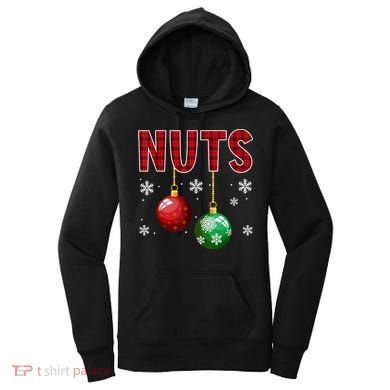 Chest Nuts Matching Chestnuts Funny Christmas Couples Nuts Women's Hoodie