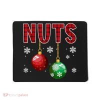 Chest Nuts Matching Chestnuts Funny Christmas Couples Nuts Mousepad thumb 0