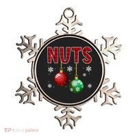Chest Nuts Matching Chestnuts Funny Christmas Couples Nuts Ornament thumb 0