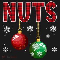 Chest Nuts Matching Chestnuts Funny Christmas Couples Nuts Ornament thumb 1
