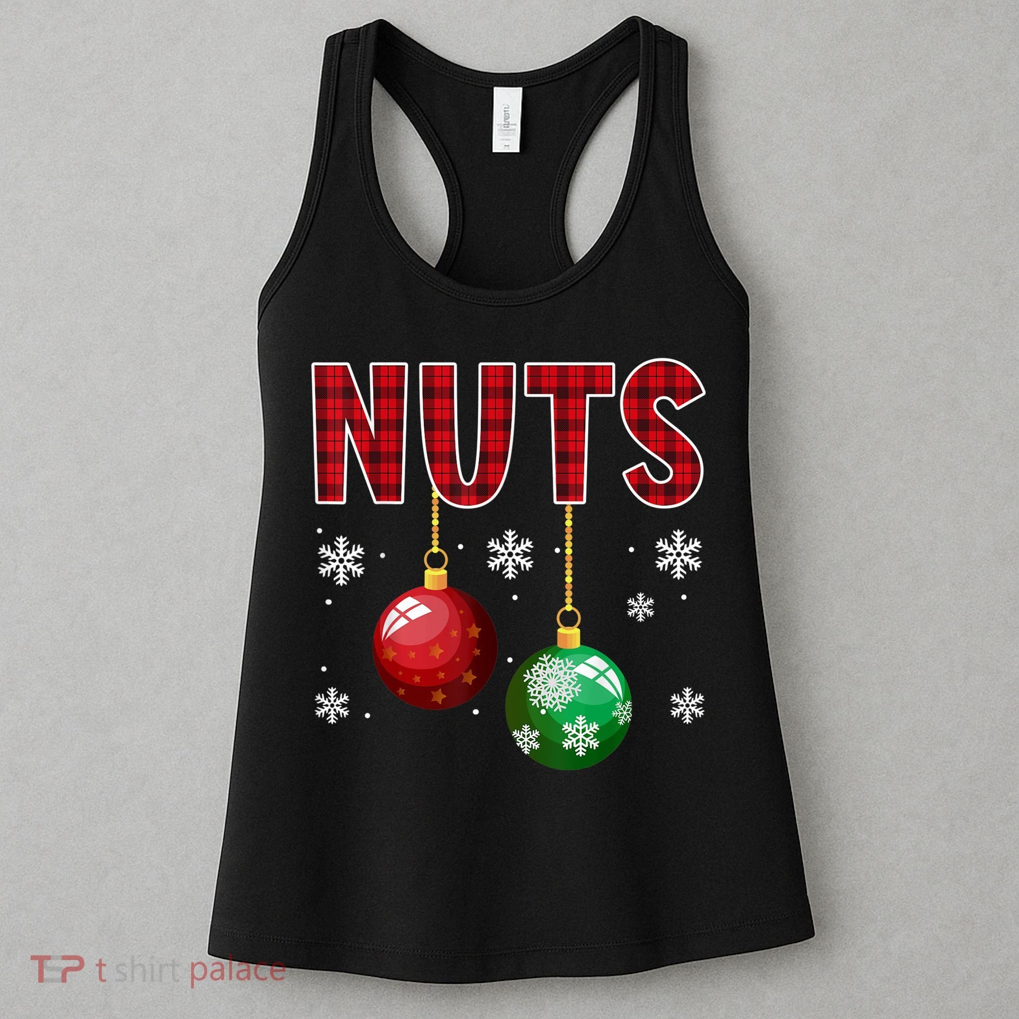 Chest Nuts Matching Chestnuts Funny Christmas Couples Nuts Women's Tank Top