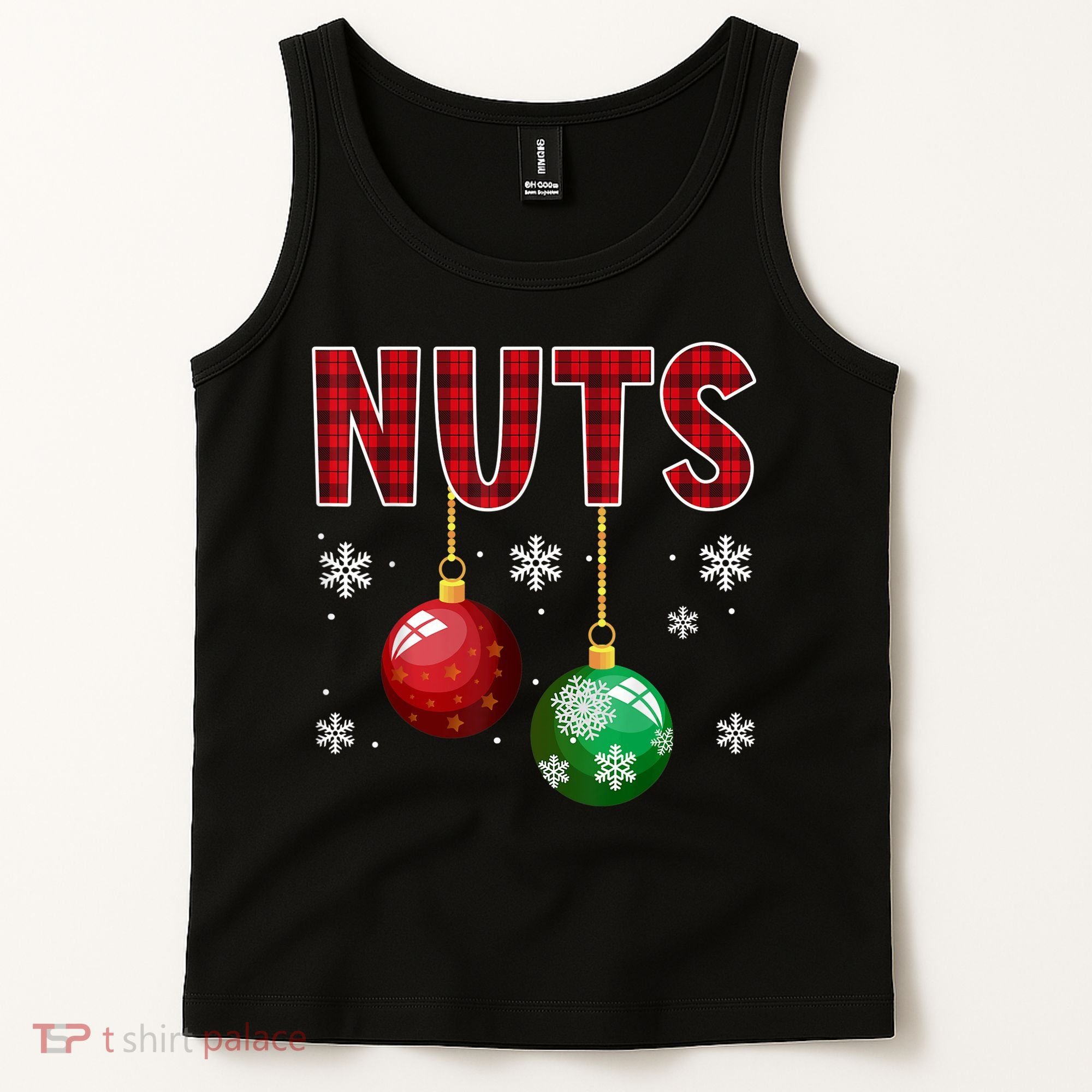 Chest Nuts Matching Chestnuts Funny Christmas Couples Nuts Tank Top