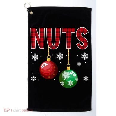 Chest Nuts Matching Chestnuts Funny Christmas Couples Nuts Golf Towel