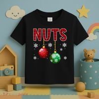 Chest Nuts Matching Chestnuts Funny Christmas Couples Nuts Toddler T-Shirt thumb 3