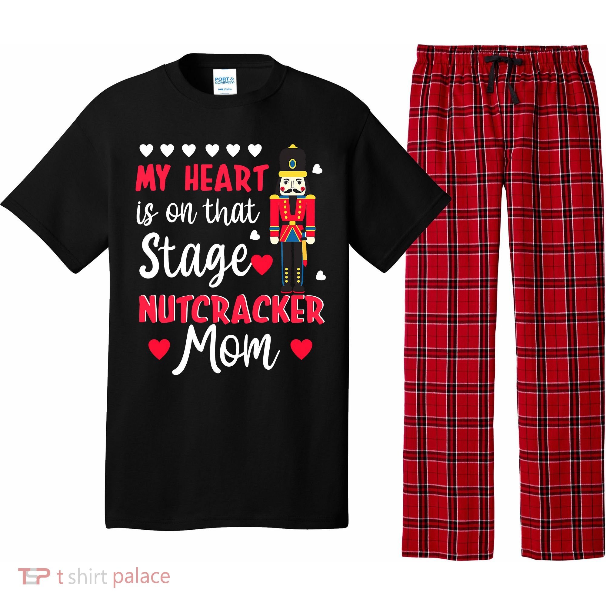 Christmas Nutcracker Mom Love Ballet Dance Mom Pajama Set