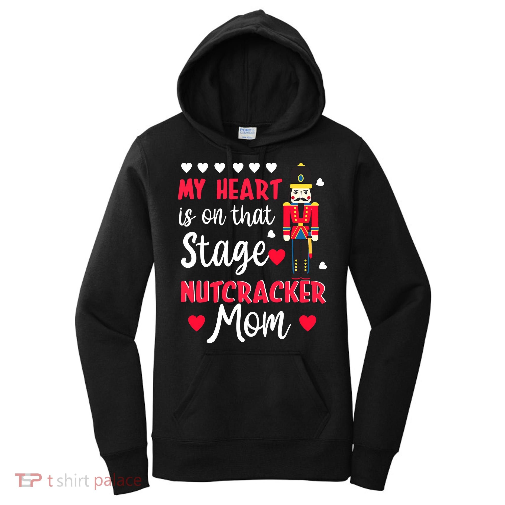 Christmas Nutcracker Mom Love Ballet Dance Mom Women's Hoodie